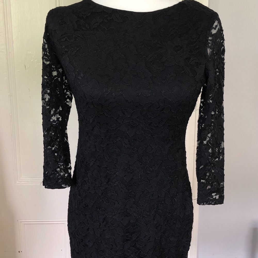 Black Lace Forever 21 Dress